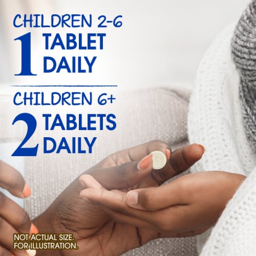 Kroger® Children's Allergy Relief Chewable Tablets Loratadine Grape Flavored Perspective: top