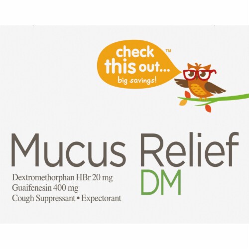 Check This Out™ Mucus Relief DM Immediate Release Caplets Perspective: top