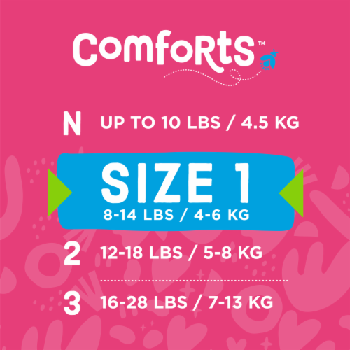 Comforts™ Day or Night Baby Diapers Size 7 (41+ lbs), 20 count - Kroger