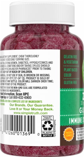 Simple Truth® Zinc Gummies 30mg Perspective: top