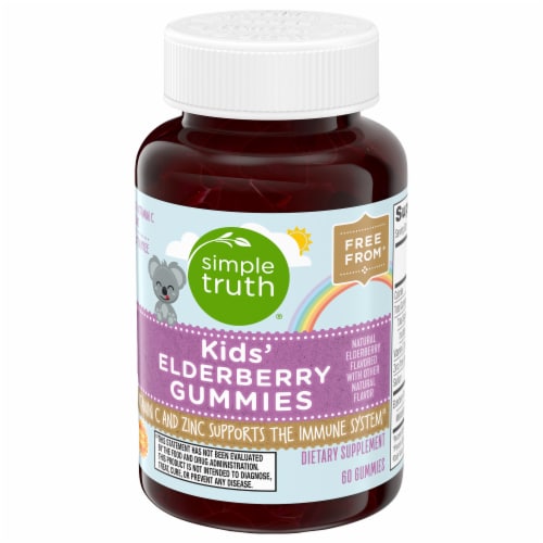 Simple Truth® Kids' Elderberry Gummies Perspective: top