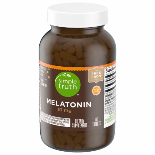 Simple Truth® Melatonin Tablets 10mg Perspective: top