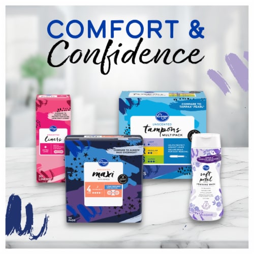 Kroger® Tampons Light Unscented Perspective: top