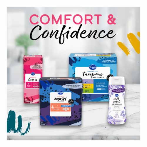 Kroger® Size 1 Unscented Ultra Thin Regular Pads Perspective: top