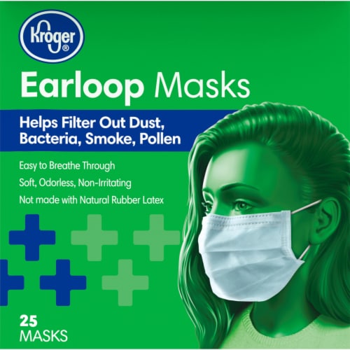 Kroger Earloop Face Masks Perspective: top