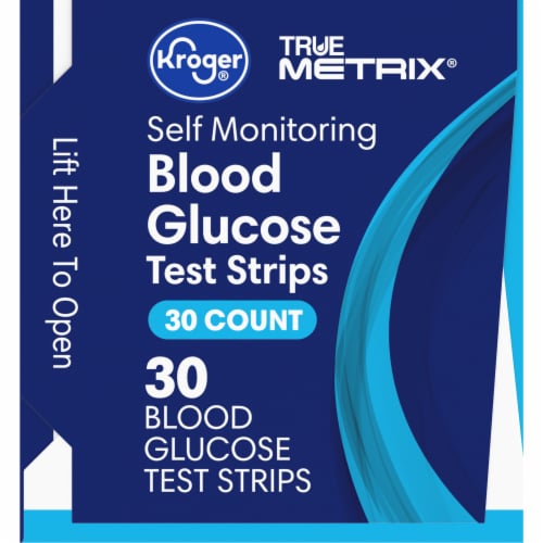 OneTouch Verio Test Strips for Diabetes - 30 Count, Diabetic Test Strips  for Blood Sugar Monitor, at Home Self Glucose Monitoring