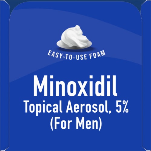 Kroger® 5% Men's Minoxidil Hair Treatment Perspective: top