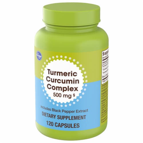 Kroger® Turmeric Curcumin Complex Capsules 500mg Perspective: top