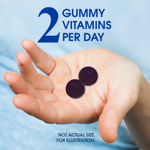 Kroger® Men's Multivitamin Gummies Green Apple Mixed Berry & Cherry Perspective: top