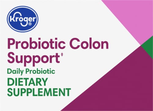 Kroger® Daily Probiotic Dietary Supplement Perspective: top