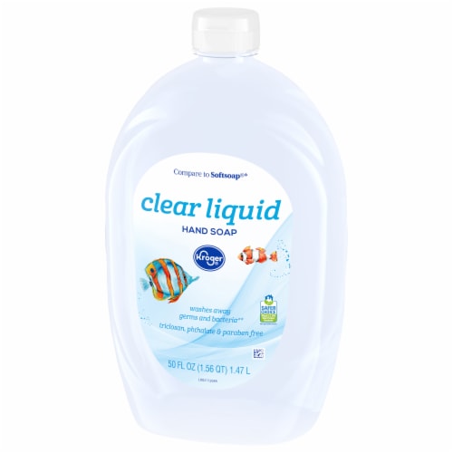 Kroger® Clear Antibacterial Liquid Hand Soap Refill Perspective: top