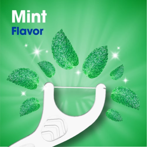 Kroger® Hi-Performance Mint Flossers Perspective: top