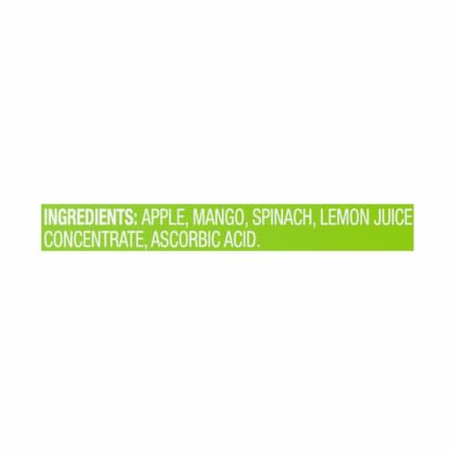 Comforts™ Apple Mango Spinach Baby Food Pouches Perspective: top