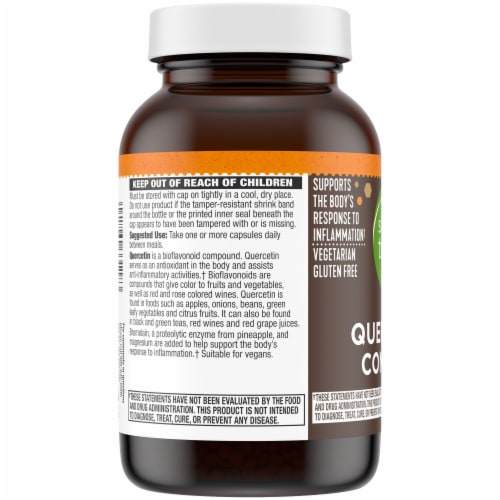 Simple Truth® Quercetin Complex Capsules Perspective: top