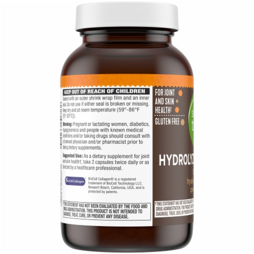 Simple Truth® Hydrolyzed Collagen Capsules Perspective: top