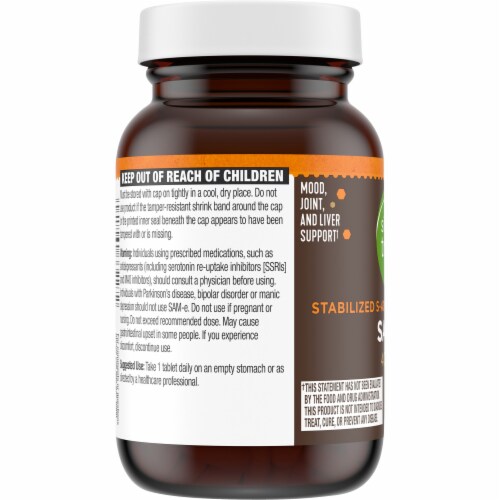 Simple Truth® SAM-e (Stabilized S-Adenosyl Methionine) Tablets 400mg Perspective: top