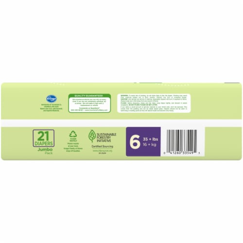 Comforts™ Day or Night Diapers Size 6 (35+ lbs) Perspective: top