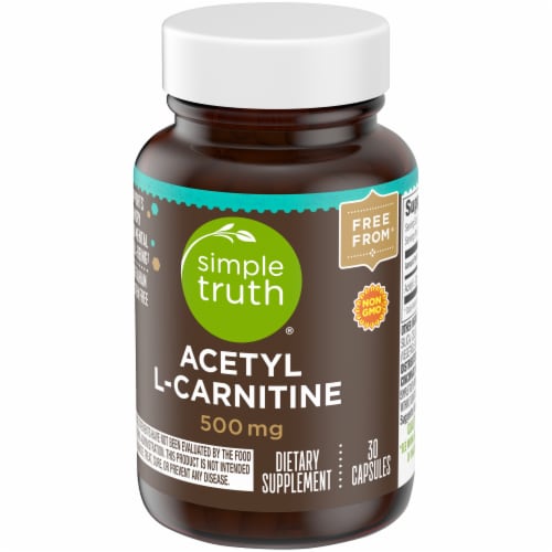Simple Truth® Acetyl L-Carnitine Capsules 500mg Perspective: top