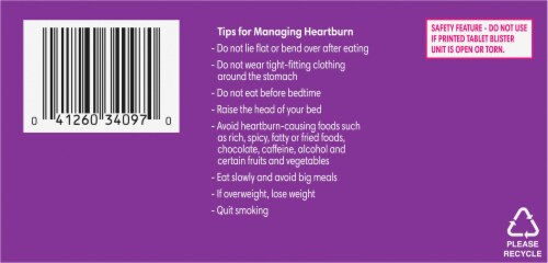 Kroger® Omeprazole Heartburn Relief Delayed Release Tablets Perspective: top
