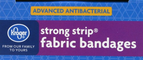 Kroger® Strong Strip Fabric Bandages Perspective: top