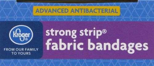 Kroger® Strong Strip Advanced Antibacterial Fabric Bandages Perspective: top