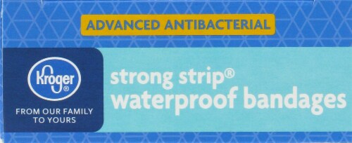 Kroger® Strong Strip Sterile Waterproof Bandages Perspective: top