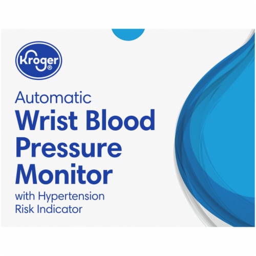 Kroger® Automatic Wrist Blood Pressure Monitor Perspective: top