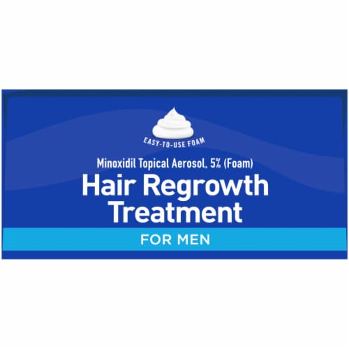 Kroger® 5% Minoxidil Foam Hair Regrowth Treatment for Men Perspective: top