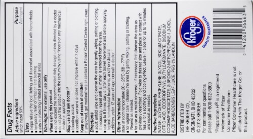 Kroger® Medicated Wipes Perspective: top