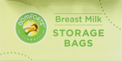 Comforts™ Breast Milk Storage Bags Perspective: top