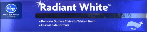 Kroger® Radiant White Mint Whitening Toothpaste Perspective: top