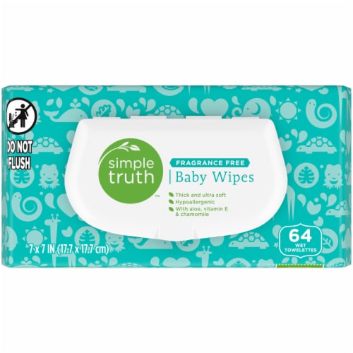 Simple Truth™ Fragrance Free Natural Baby Wipes Perspective: top