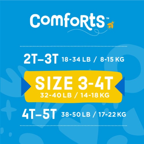 Comforts™ Day & Night 3T-4T Boys Training Pants Perspective: top