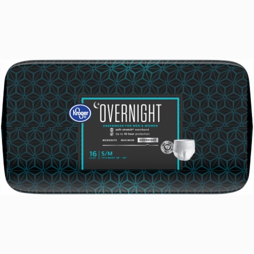 Kroger® S/M Unisex Overnight Incontinence Underwear Perspective: top