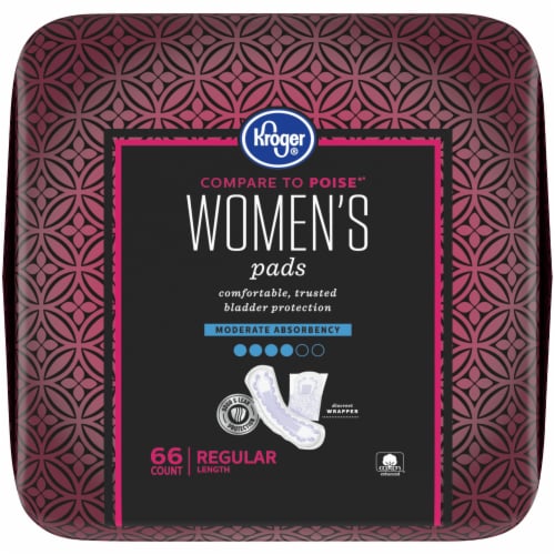 Kroger® Regular Length Moderate Absorbency Women's Incontinence Pads Perspective: top