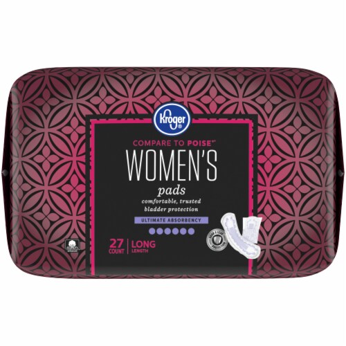 Kroger® Ultimate Absorbency Women's Incontinence Pads, 27 ct Ralphs