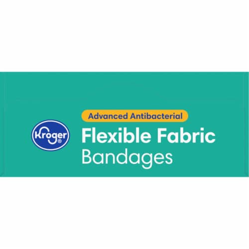 Kroger® Advanced Antibacterial Extra Large Fabric Bandages, 10 ct - Kroger