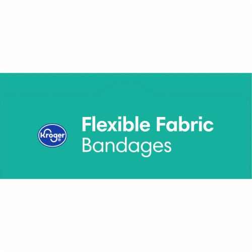 Kroger® Fabric Bandages Assorted Sizes Perspective: top