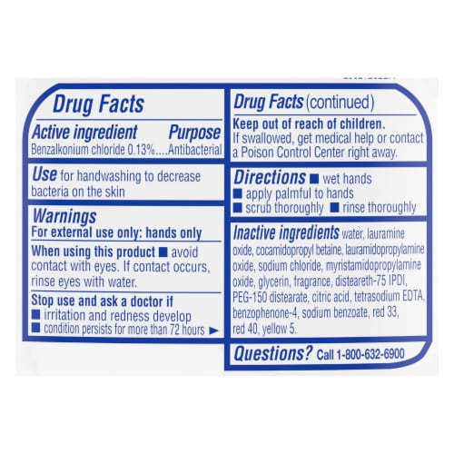 Kroger® Ripe Melon Scent Antibacterial Liquid Hand Soap Perspective: top