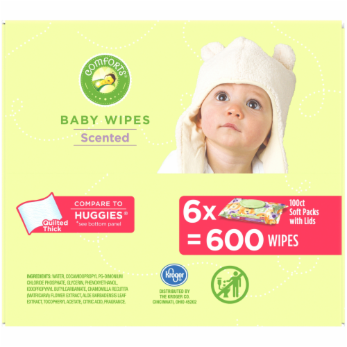 Huggies Simply Clean Fresh Scent Baby Wipes Flip-Top Packs, 3 pk / 64 ct -  Kroger