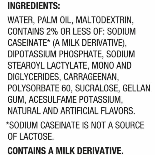 International Delight® Zero Sugar Caramel Macchiato Coffee Creamer Perspective: top
