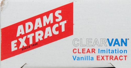 Adams Extract® Clear Imitation Vanilla Extract Perspective: top