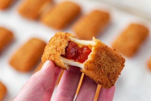Farm Rich Breaded Pizza Crunchers made with 100% Real Mozzarella Cheese, 18oz Perspective: top