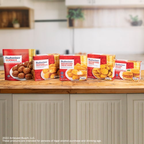 Budweiser Beer Battered Cheese Sticks Perspective: top