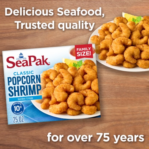 SeaPak™ Oven Crispy Popcorn Shrimp, 25 oz - Kroger