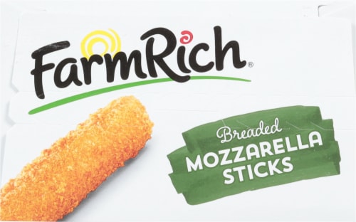 Farm Rich® Breaded Mozzarella Cheese Sticks Perspective: top