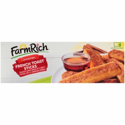 Farm Rich Cinnamon French Toast Sticks Perspective: top