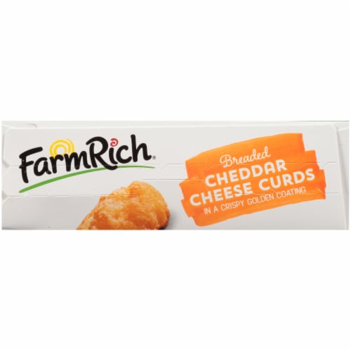 Farm Rich Breaded Cheddar Cheese Curds Perspective: top