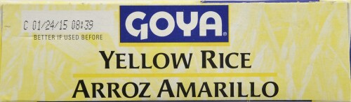 Goya Spanish Style Yellow Rice Perspective: top