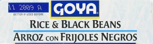 Goya® Rice & Black Beans Perspective: top